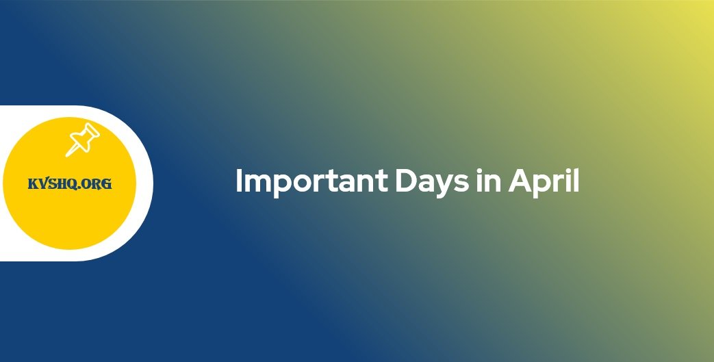 Important days in April 2023 National and International