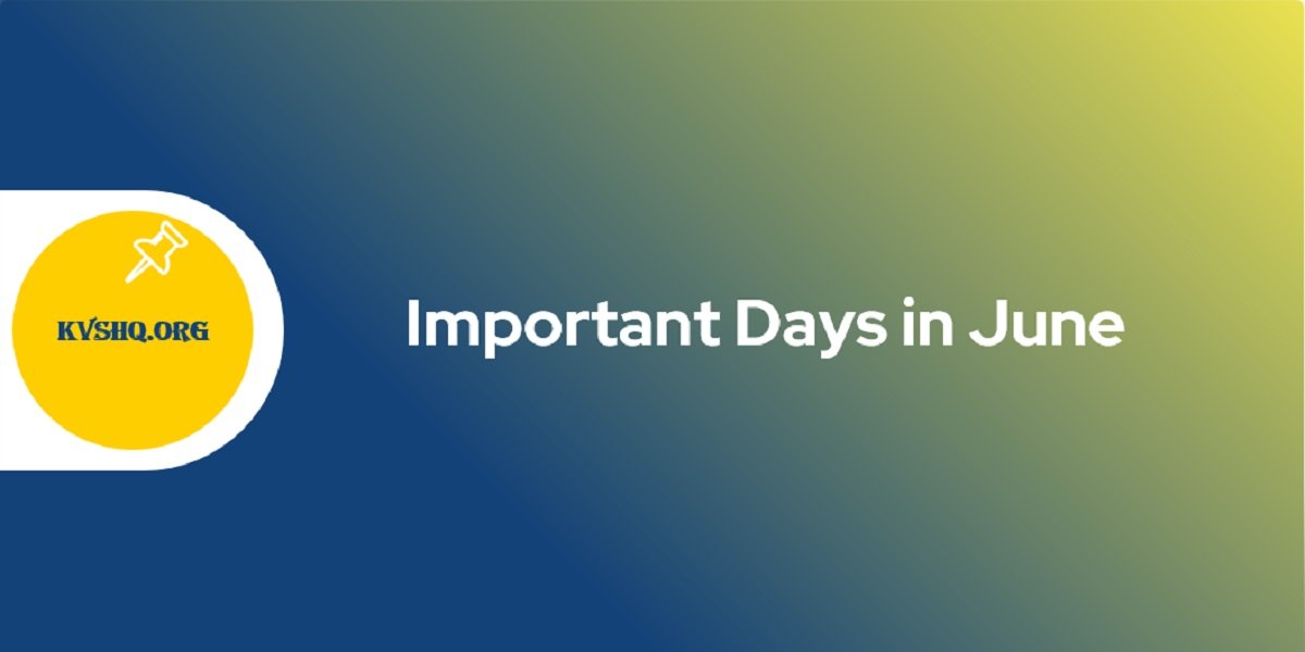 Important Days In June 2023 National And International Special