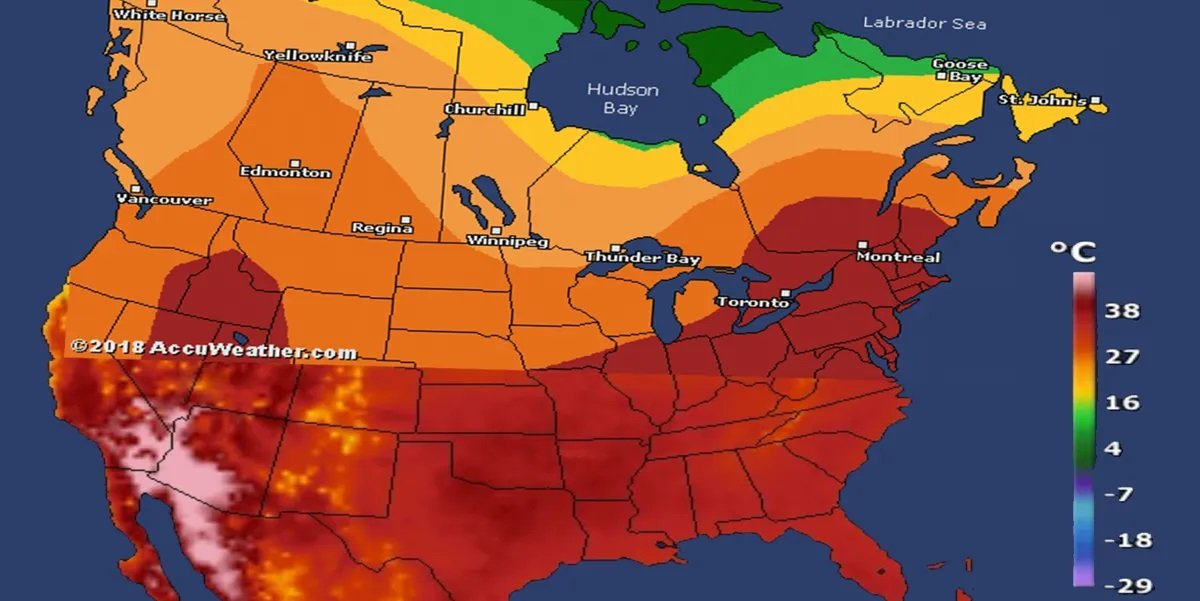 Canada Heat Wave Map 2021