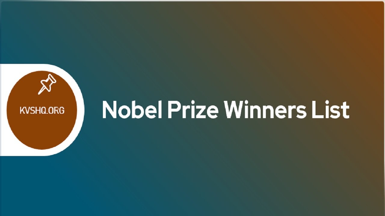 Nobel Prize 2023 Winner List, Previous Year's Nobel Prize Winners