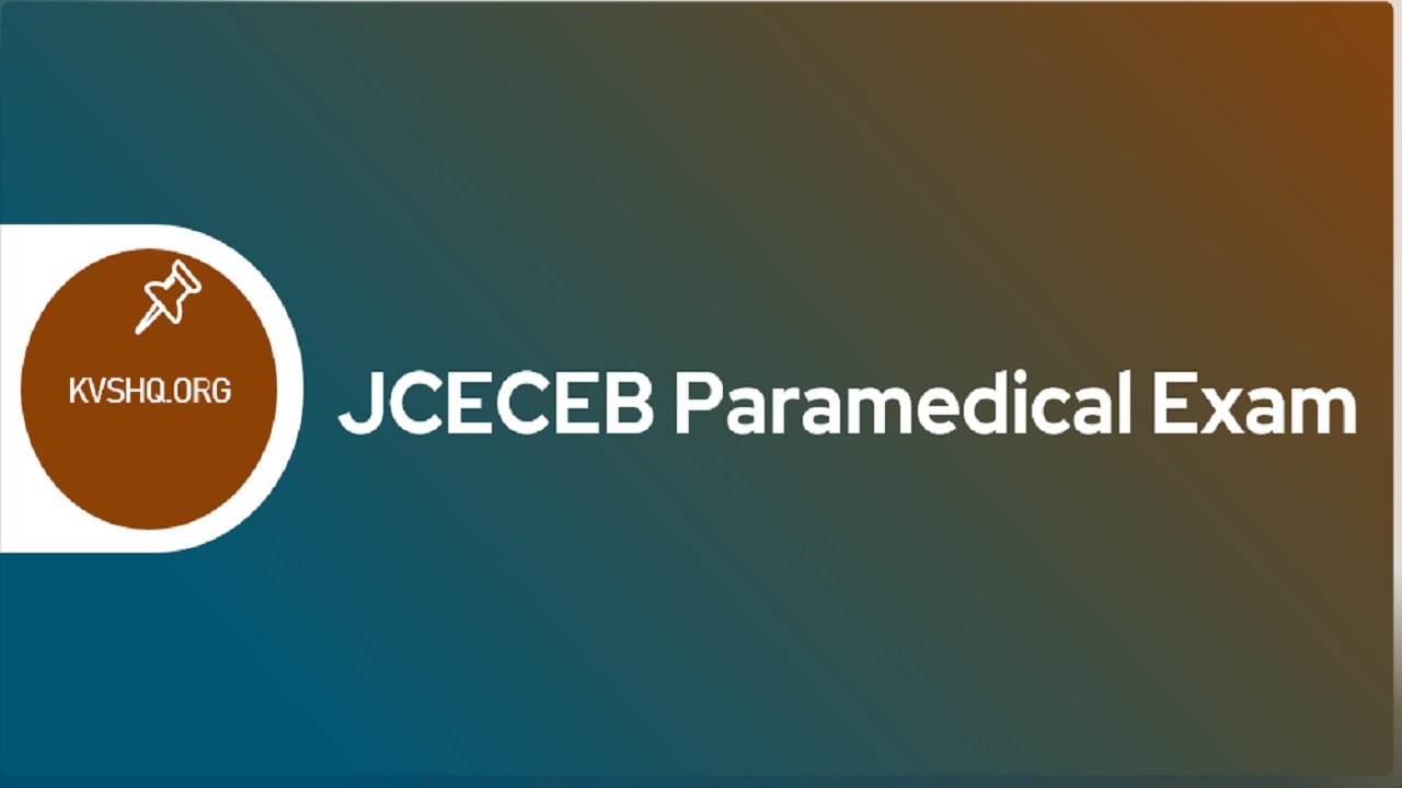 PMECE 2024 JCECEB Paramedical Application Form, Exam Date