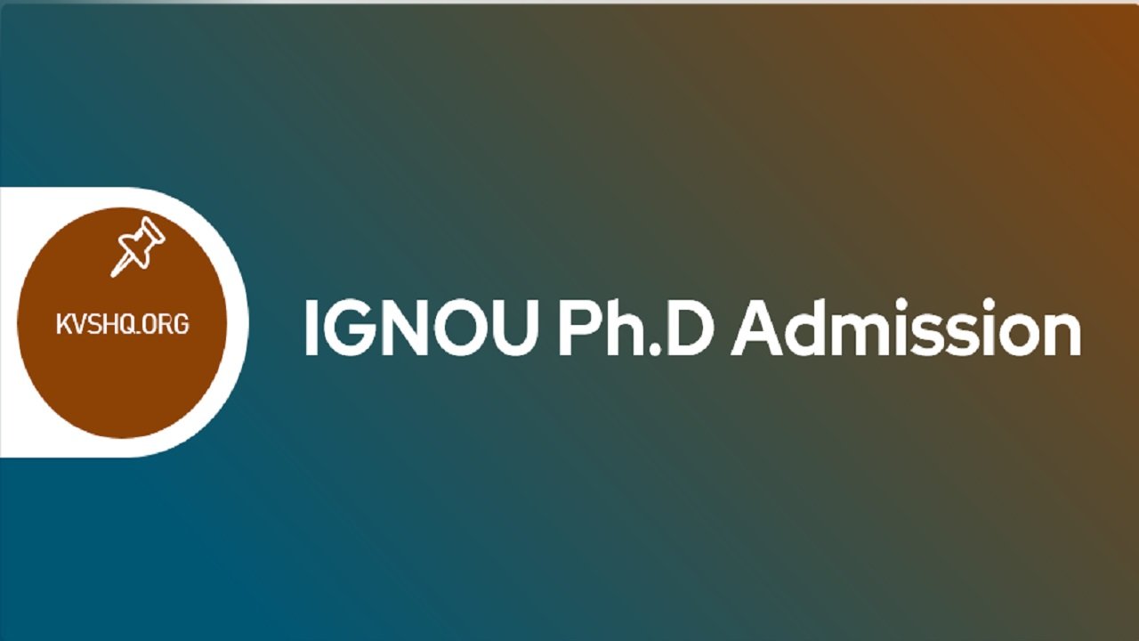 how to apply phd in ignou