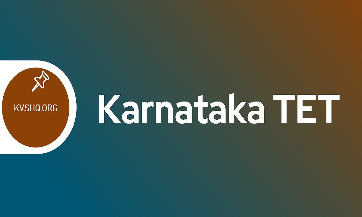 KARTET 2023 Karnataka TET Application Form, Exam Date Apply