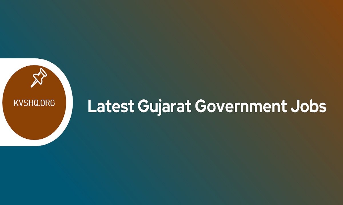 Gujarat Government Jobs 2023 Vacancies, District Government