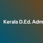 Kerala D.Ed. TTC Admission Form