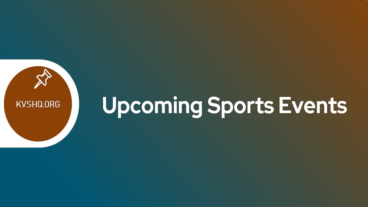 Sports Events, Scheduled Dates, Venue Name